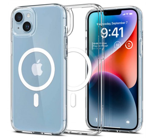 Чохол SGP Ultra Hybrid (MagFit) для Apple iPhone 14 Plus (6.7") Прозорий Чохол SGP Ultra Hybrid (MagFit) для Apple iPhone 14 Plus (6.7") Прозорий