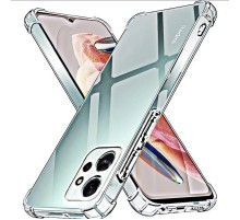 TPU чохол GETMAN Ease logo посилені кути для Xiaomi Redmi Note 12 4G Безбарвний (прозорий)