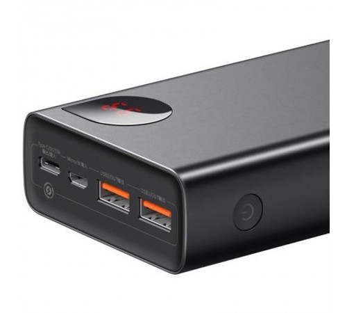 Портативний ЗП Baseus Adaman Metal Digital Display QC 65W 20000 mAh (PPIMDA-D) Black