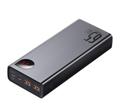 Портативний ЗП Baseus Adaman Metal Digital Display QC 65W 20000 mAh (PPIMDA-D) Black
