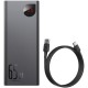 Портативний ЗП Baseus Adaman Metal Digital Display QC 65W 20000 mAh (PPIMDA-D) Black