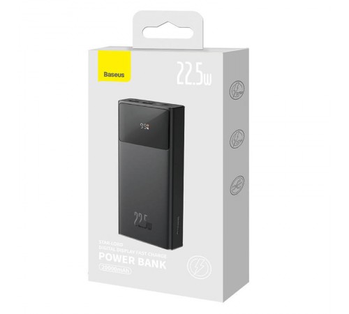 Портативний ЗП Baseus Star-Lord Digital Display 22.5W 30000 mAh (PPXJ080101) Black Портативний ЗП Baseus Star-Lord Digital Display 22.5W 30000 mAh (PPXJ080101) Black