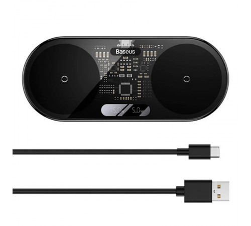 БЗП Baseus Digital LED Display 2in1 20W Universal version (WXSX010101) Black