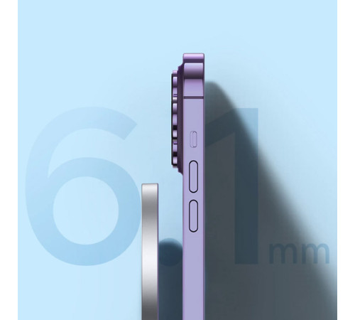 БЗП Baseus Simple Mini3 Magnetic Wireless Charger 15W (CCJJ0400) Silver