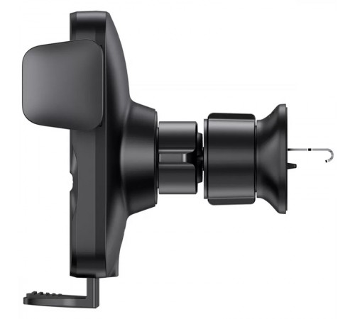 Автотримач з БЗП Baseus Wisdom Auto Alignment (QI 15W) (Air Outlet base) (CGZX000001) Black