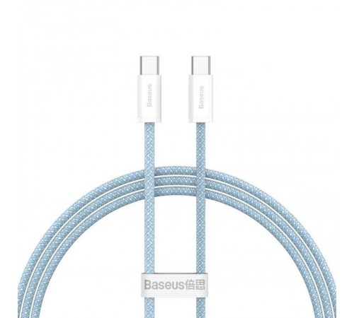 Дата кабель Baseus Dynamic Series Type-C to Type-C 100W (2m) (CALD00030) Blue Дата кабель Baseus Dynamic Series Type-C to Type-C 100W (2m) (CALD00030) Blue