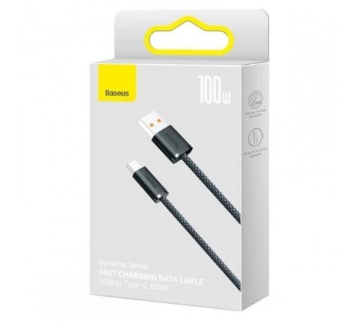 Дата кабель Baseus Dynamic Series USB to Type-C 100W (2m) (CALD00070) Slate Gray