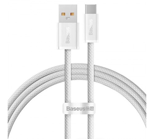 Дата кабель Baseus Dynamic Series USB to Type-C 100W (2m) (CALD00070) White Дата кабель Baseus Dynamic Series USB to Type-C 100W (2m) (CALD00070) White
