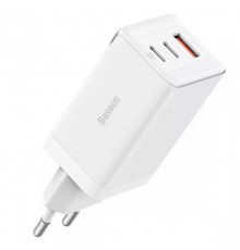 МЗП Baseus GaN5 Pro 65W 2Type-C+USB 100W EU (CCGP12020) White