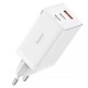 МЗП Baseus GaN5 Pro 65W 2Type-C+USB 100W EU (CCGP12020) White