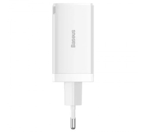 МЗП Baseus GaN5 Pro 65W 2Type-C+USB 100W EU (CCGP12020) White