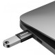 Перехідник Baseus Ingenuity Series Mini Type-C to USB 3.1 (ZJJQ000001) Black
