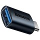 Перехідник Baseus Ingenuity Series Mini Type-C to USB 3.1 (ZJJQ000001) Blue