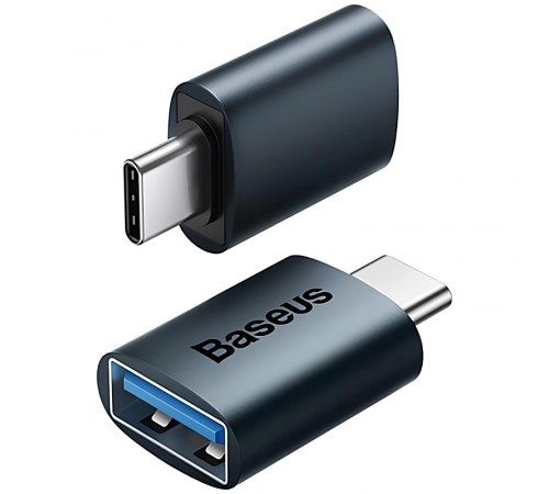 Перехідник Baseus Ingenuity Series Mini Type-C to USB 3.1 (ZJJQ000001) Blue