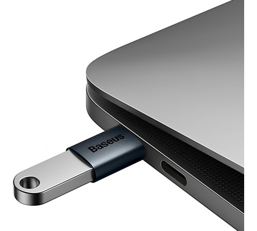 Перехідник Baseus Ingenuity Series Mini Type-C to USB 3.1 (ZJJQ000001) Blue