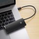Перехідник HUB Baseus Lite Series 6in1 (Type-C to HDMI + 2xUSB 3.0 + PD+SD/TF) (WKQX05) Black