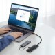 Перехідник HUB Baseus Lite Series 4in1 (Type-C to 4xUSB 3.0) 1m (WKQX03) Black