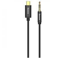 Аудіо кабель Aux Baseus Yiven Type-C Male to 3.5mm Male M01 (1m) (CAM01-01) Black
