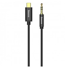 Аудіо кабель Aux Baseus Yiven Type-C Male to 3.5mm Male M01 (1m) (CAM01-01) Black