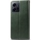 Шкіряний чохол-книжка GETMAN Gallant (PU) для Xiaomi Redmi Note 12 4G Зелений