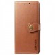 Шкіряний чохол-книжка GETMAN Gallant (PU) для Xiaomi Redmi Note 12 4G Коричневий