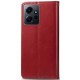 Шкіряний чохол книжка GETMAN Gallant (PU) для Xiaomi Redmi Note 12 4G Червоний