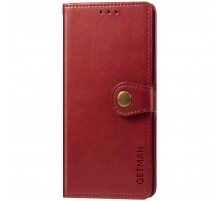 Шкіряний чохол книжка GETMAN Gallant (PU) для Tecno Spark Go 2023 Червоний