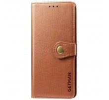 Шкіряний чохол книжка GETMAN Gallant (PU) для TECNO Pop 5 LTE Коричневий