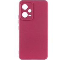 Чохол Silicone Cover Lakshmi Full Camera (A) для Xiaomi Poco X5 5G / Redmi Note 12 5G Бордовий / Marsala