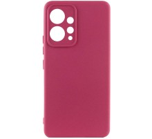 Чохол Silicone Cover Lakshmi Full Camera (A) для Xiaomi Redmi Note 12 4G Бордовий / Marsala