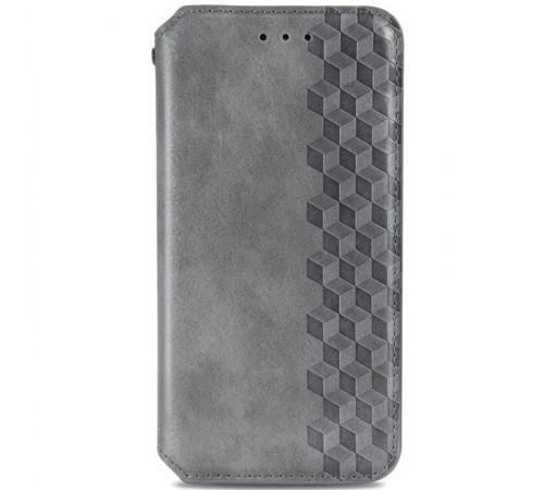 Шкіряний чохол-книжка GETMAN Cubic (PU) для Xiaomi Redmi Note 12 4G Сірий Шкіряний чохол-книжка GETMAN Cubic (PU) для Xiaomi Redmi Note 12 4G Сірий