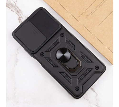 Ударостійкий чохол Camshield Serge Ring для Xiaomi Redmi Note 12 4G Чорний Ударостійкий чохол Camshield Serge Ring для Xiaomi Redmi Note 12 4G Чорний