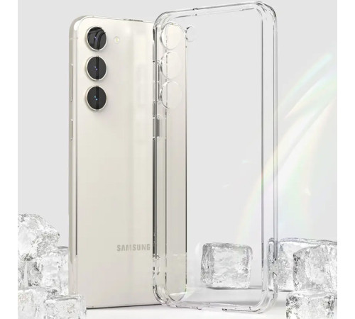 TPU чохол Epic Transparent 1,5mm Full Camera для Samsung Galaxy S23+ Безбарвний (прозорий)