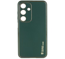 Шкіряний чохол Xshield для Samsung Galaxy A14 4G/5G Зелений / Army green