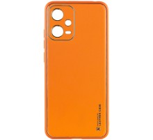 Шкіряний чохол Xshield для Xiaomi Poco X5 5G / Redmi Note 12 5G Помаранчевий / Apricot