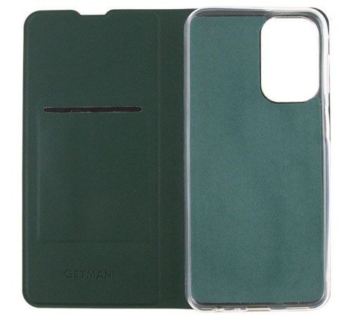 Шкіряний чохол книжка GETMAN Elegant (PU) для Xiaomi Redmi Note 11 Pro 4G/5G / 12 Pro 4G Зелений Шкіряний чохол книжка GETMAN Elegant (PU) для Xiaomi Redmi Note 11 Pro 4G/5G / 12 Pro 4G Зелений