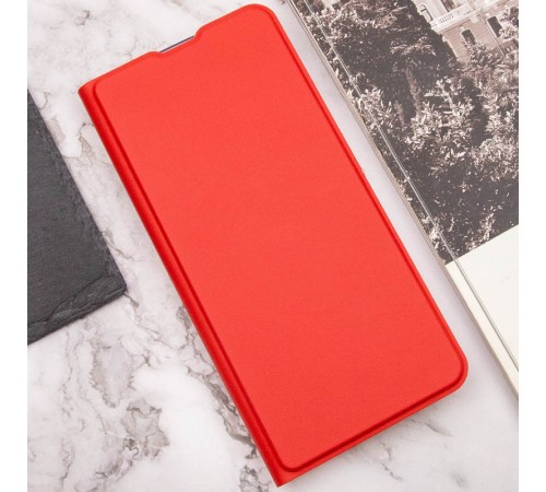 Шкіряний чохол книжка GETMAN Elegant (PU) для Xiaomi Redmi 12C Червоний