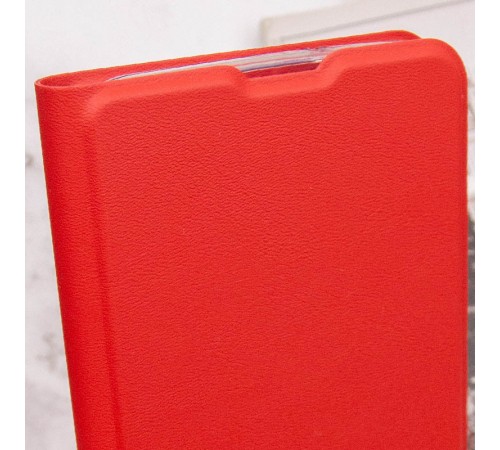 Шкіряний чохол книжка GETMAN Elegant (PU) для Xiaomi Redmi 12C Червоний