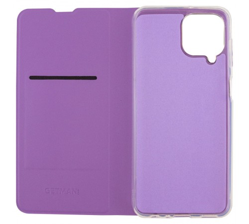 Шкіряний чохол книжка GETMAN Elegant (PU) для Samsung Galaxy M33 5G Бузковий Шкіряний чохол книжка GETMAN Elegant (PU) для Samsung Galaxy M33 5G Бузковий