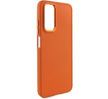 TPU чохол Bonbon Metal Style для Samsung Galaxy A34 5G Помаранчевий / Papaya