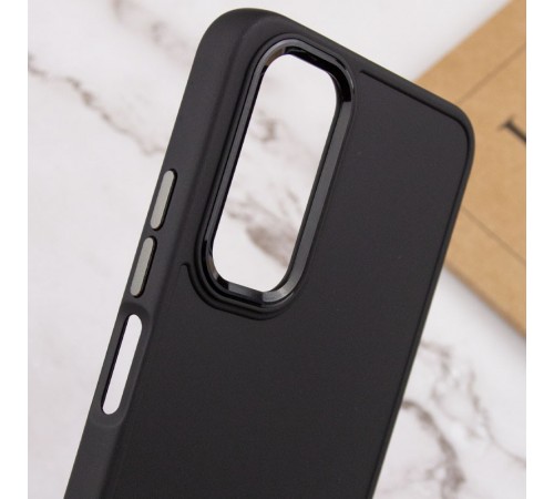 TPU чохол Bonbon Metal Style для Samsung Galaxy A34 5G Чорний / Black TPU чохол Bonbon Metal Style для Samsung Galaxy A34 5G Чорний / Black