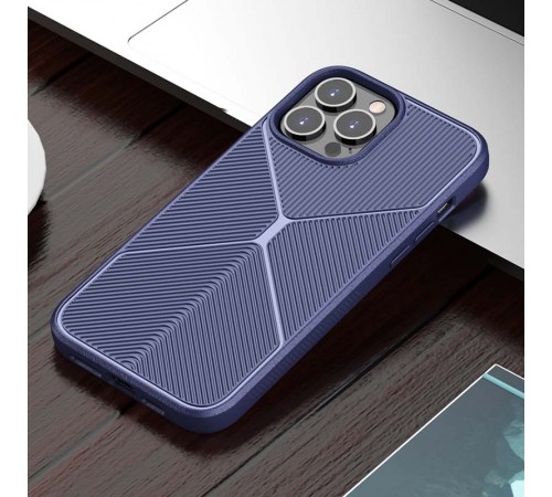 Чохол TPU BlackWood для Apple iPhone 12 Pro / 12 (6.1") Синій Чохол TPU BlackWood для Apple iPhone 12 Pro / 12 (6.1") Синій