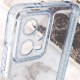 Чохол TPU Starfall Clear для Xiaomi Poco X5 5G / Redmi Note 12 5G Блакитний