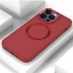 TPU чохол Bonbon Metal Style with MagSafe для Apple iPhone 12 Pro / 12 (6.1") Червоний / Red