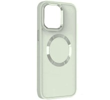 TPU чохол Bonbon Metal Style with MagSafe для Apple iPhone 13 (6.1") Білий / White