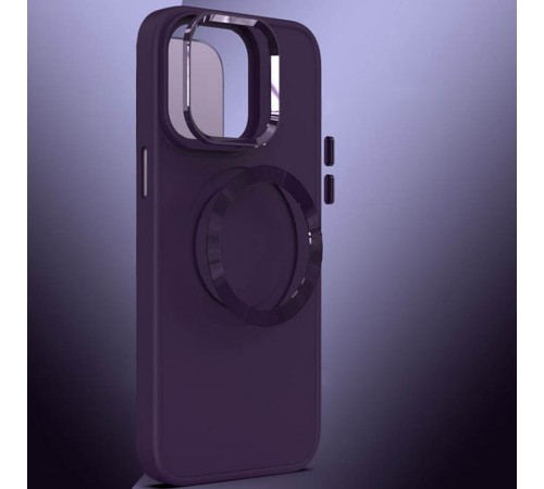 TPU чохол Bonbon Metal Style with MagSafe для Apple iPhone 13 (6.1") Фіолетовий / Dark Purple TPU чохол Bonbon Metal Style with MagSafe для Apple iPhone 13 (6.1") Фіолетовий / Dark Purple