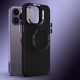 TPU чохол Bonbon Metal Style with MagSafe для Apple iPhone 13 Pro Max (6.7") Чорний / Black