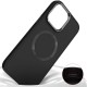 TPU чохол Bonbon Metal Style with MagSafe для Apple iPhone 14 (6.1") Чорний / Black