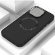 TPU чохол Bonbon Metal Style with MagSafe для Apple iPhone 14 (6.1") Чорний / Black