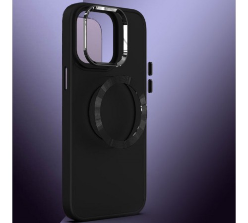 TPU чохол Bonbon Metal Style with MagSafe для Apple iPhone 14 (6.1") Чорний / Black TPU чохол Bonbon Metal Style with MagSafe для Apple iPhone 14 (6.1") Чорний / Black